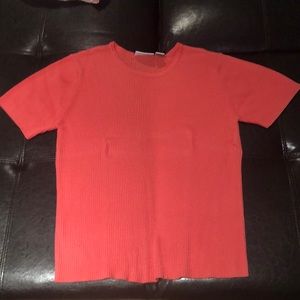 cute knit ribbed shirt